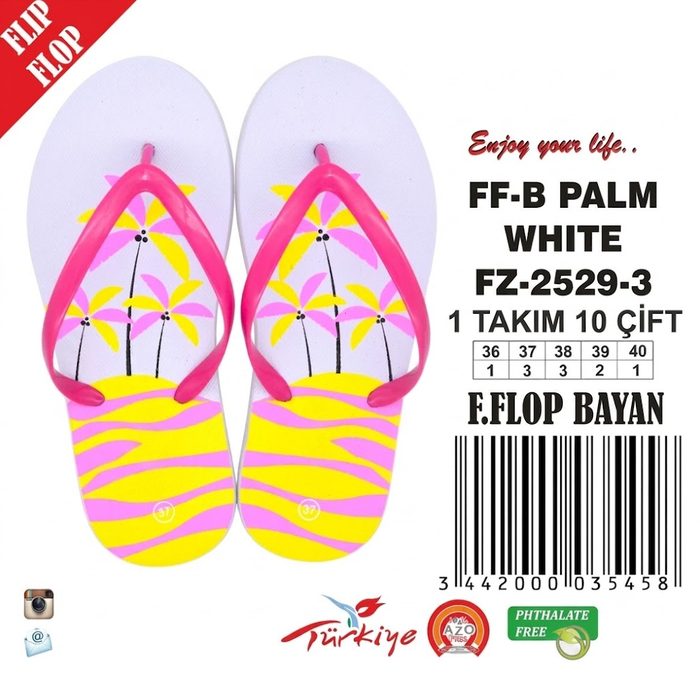 FF-B Palm Beyaz (Kadin) toptan