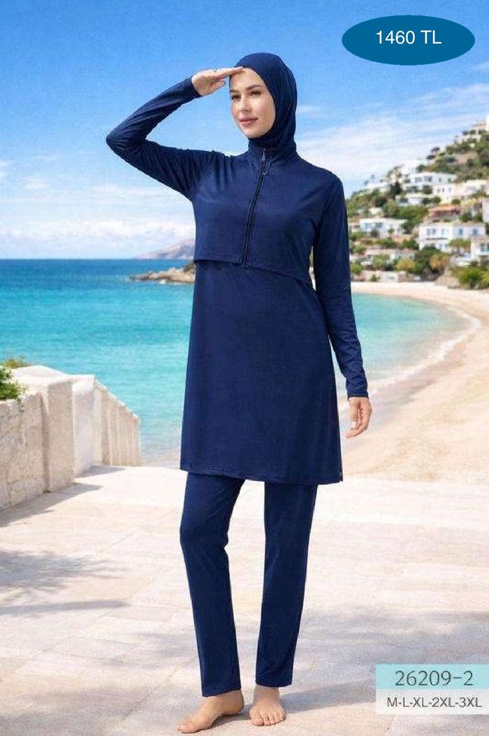Tesettür Mayo Navy toptan